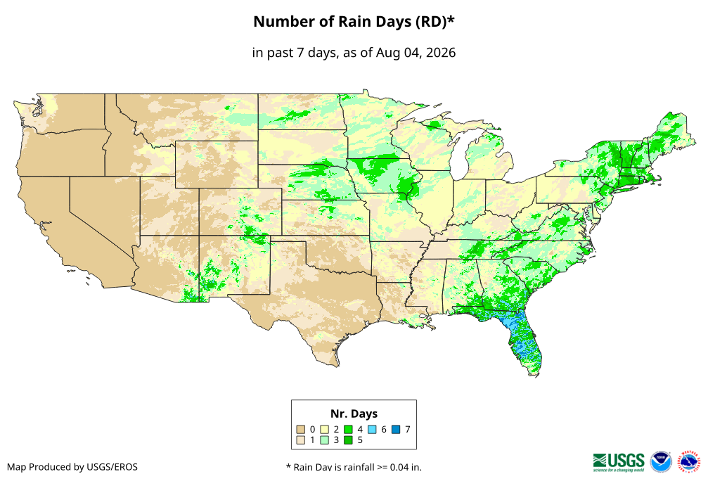 Number of Rain Days (RD)