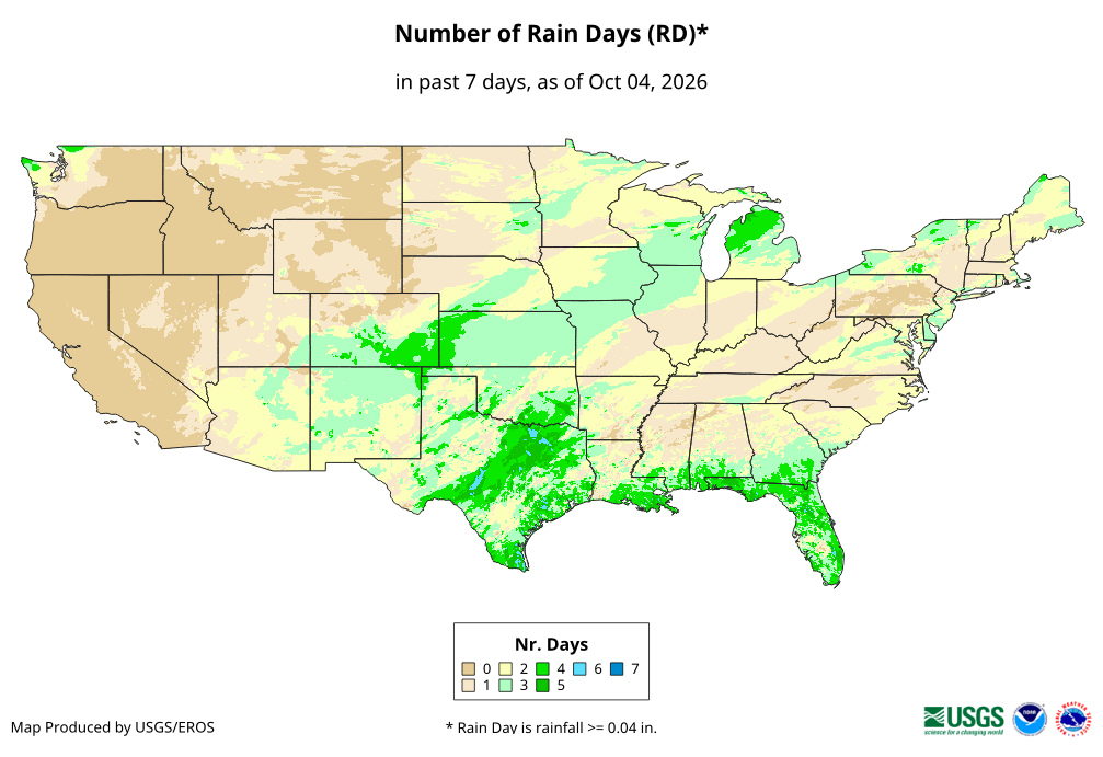 Number of Rain Days (RD)